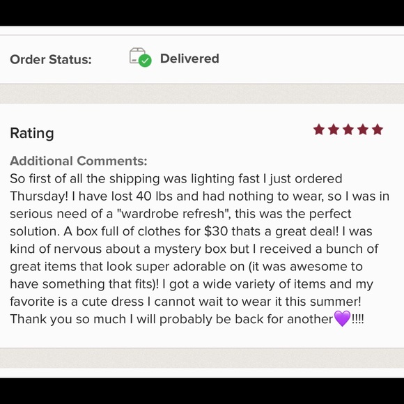 5lb Wardrobe Refresh Box XS, S, M, L, or XL - Picture 2 of 3